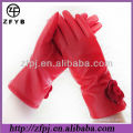 original red color sheep leather winter glove